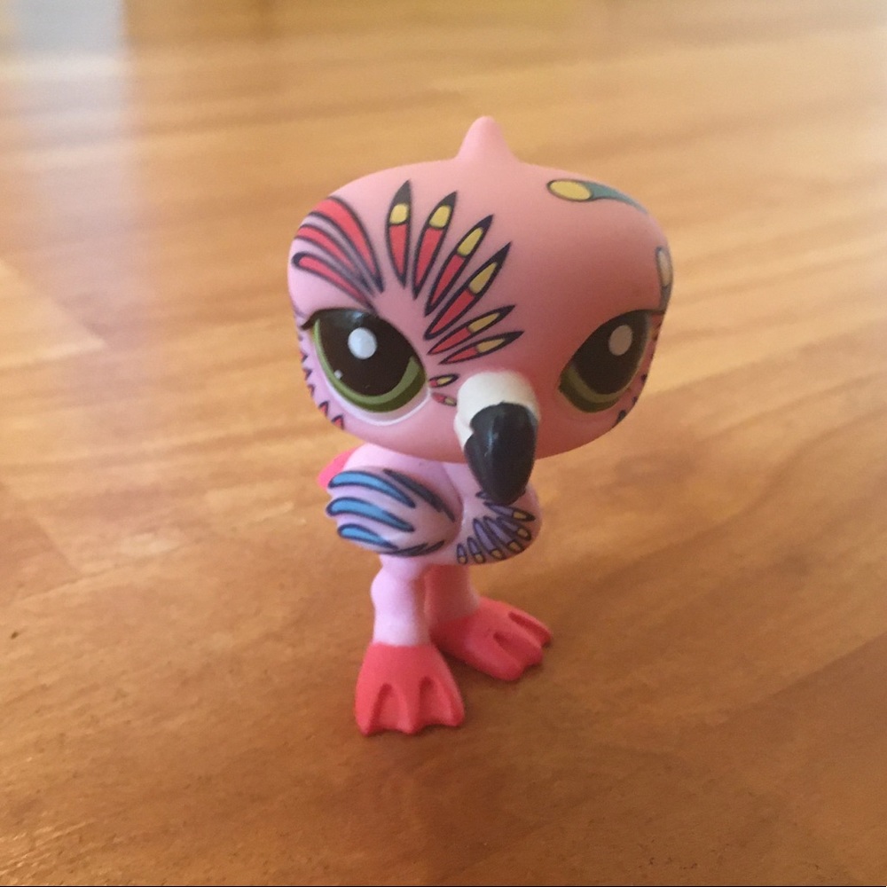 Lps pink painted Flamingo